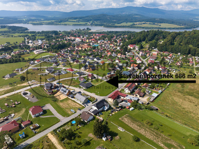 Prodej stavebního pozemku o celkové ploše 686 m2, obec Horní Planá, okr. Český Krumlov